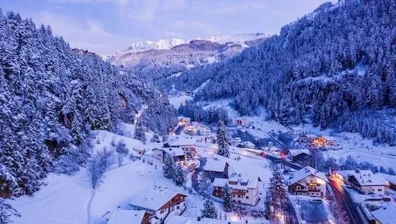Lyžařské středisko Val Gardena v Itálii